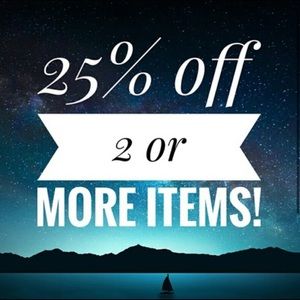 Now 25% off all bundles of 2+ !!